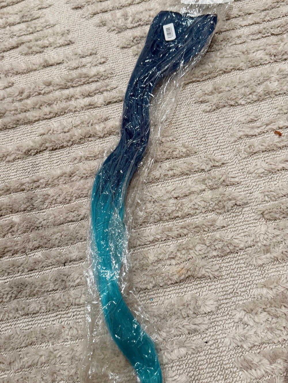 Teal to Navy Ombre Clip-In Hair Extension